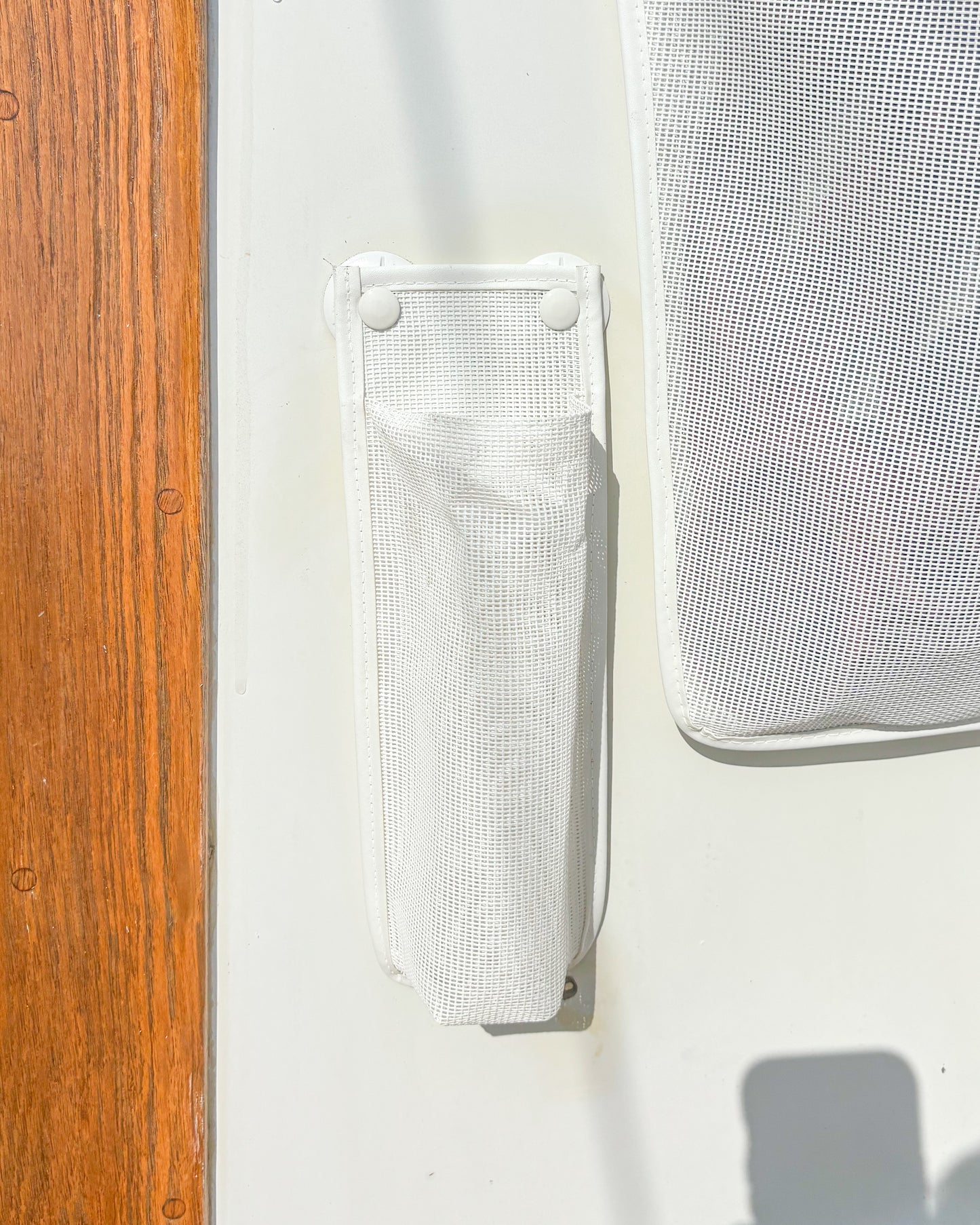 Marine Mesh Sailboat Winch Handle Holder (Screw or Adhesive Mount)