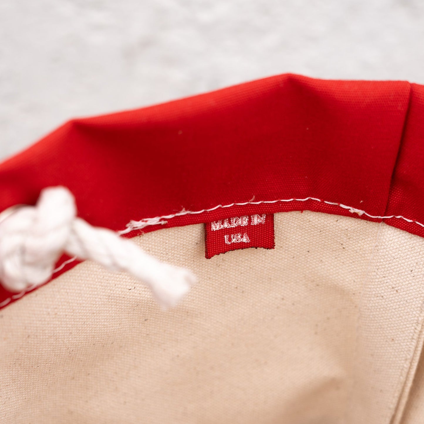 Rope Handle Bucket Bag Made IN USA