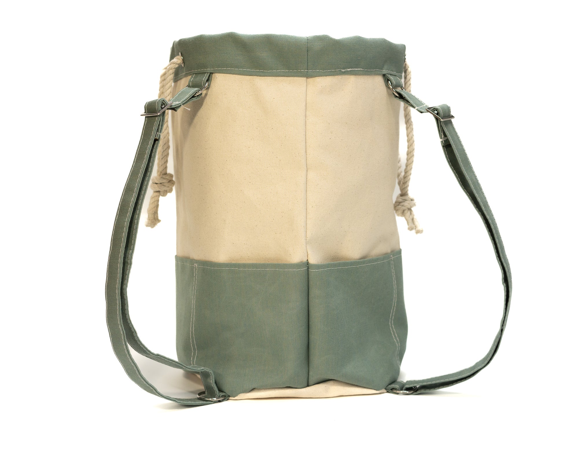spa Canvas Rolltop Backpack beach bag straps