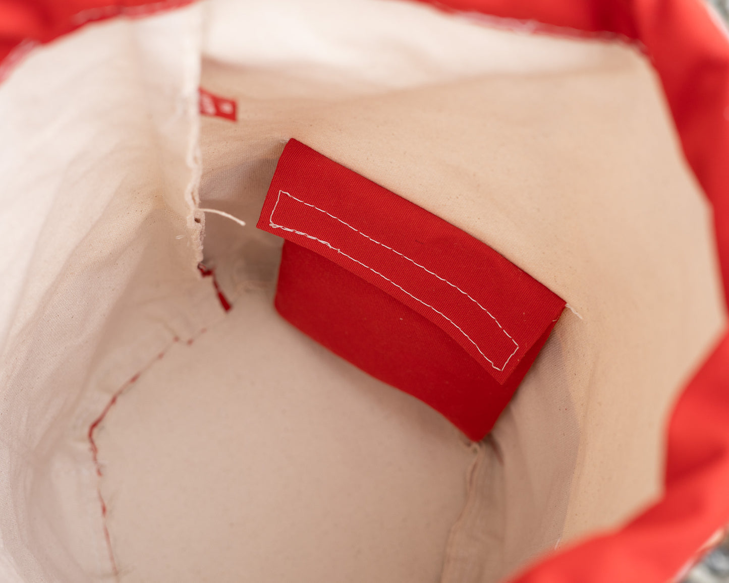 Rope Drawstring Rigger's Bucket Bag Tall | Mezz Canvas