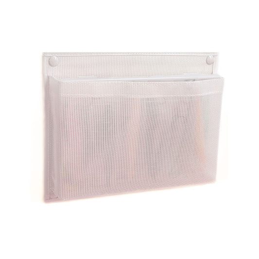 Marine Mesh Single Tackle Box Boat Storage Sleeve (Screw or Adhesive Mount)