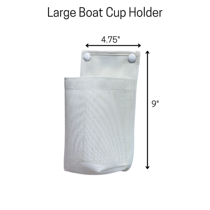 Mezz Mesh Large Boat Cup Holder (Adhesive Mount)