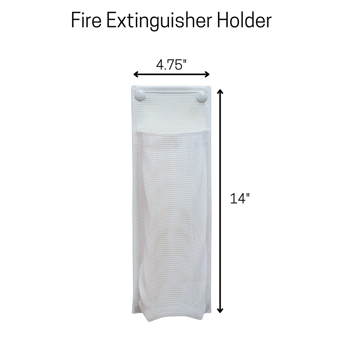 Mezz Mesh Fire Extinguisher Holder (Adhesive or Screw Mount)