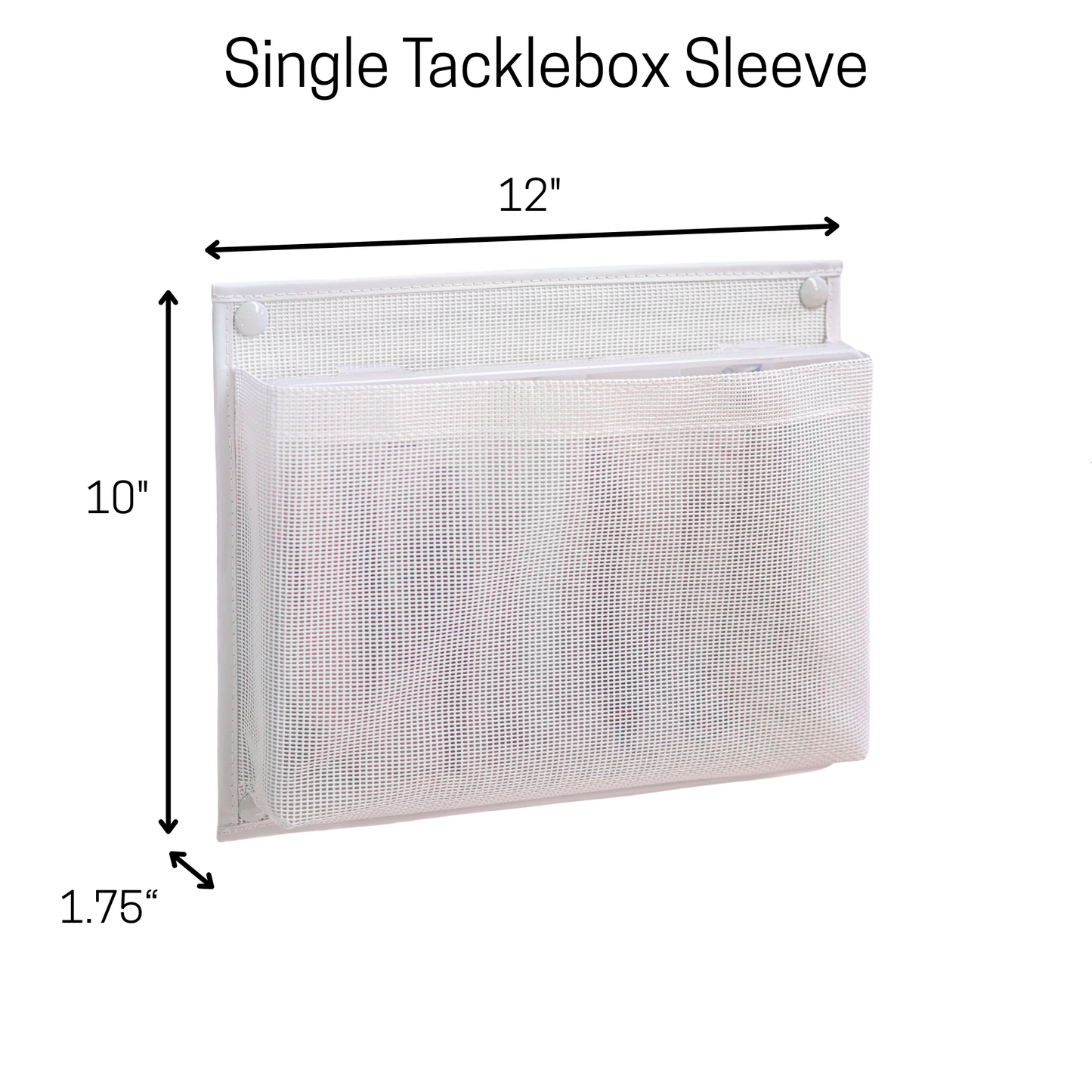 Mezz Mesh Tackle Box Sleeve Single (Screw or Adhesive Mount)