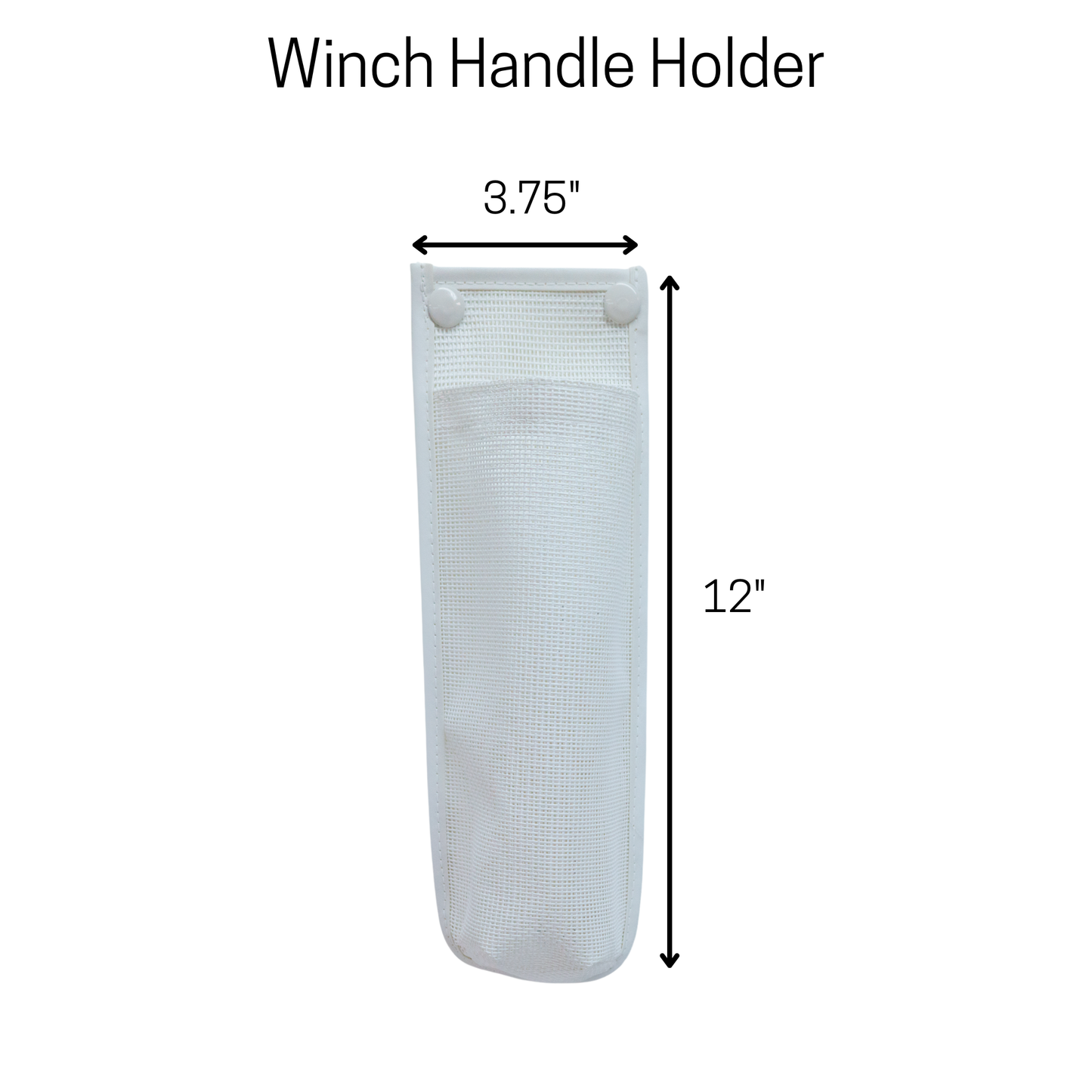 Mezz Mesh Sailboat Winch Handle Holder (Screw or Adhesive Mount)