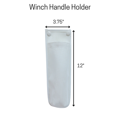 Mezz Mesh Sailboat Winch Handle Holder (Screw or Adhesive Mount)