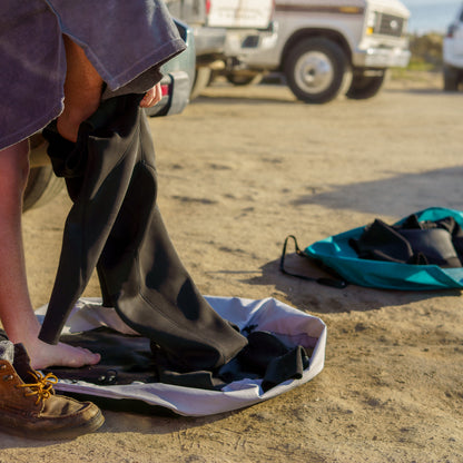 Clamshell Bag Wetsuit Changing Mat and Wetsuit Bag