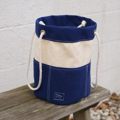 Rope Handle Bucket Bag | Mezz Canvas