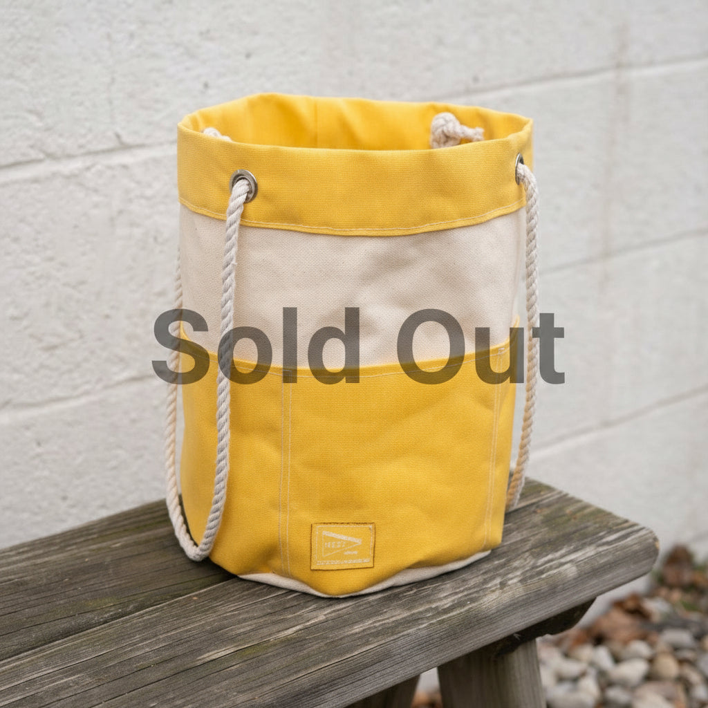 Rope Handle Bucket Bag | Mezz Canvas