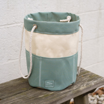 Rope Handle Bucket Bag | Mezz Canvas