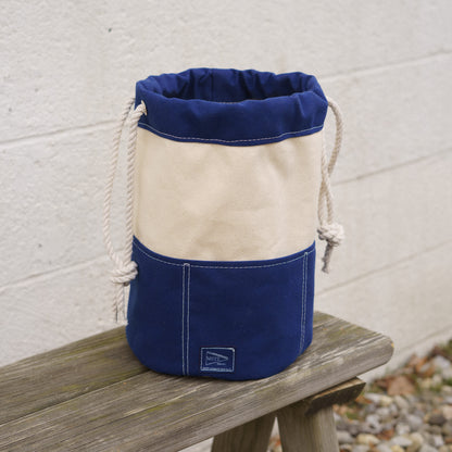 Rope Drawstring Rigger's Bucket Bag | Mezz Canvas
