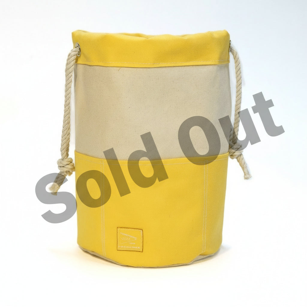 Rope Drawstring Rigger's Bucket Bag | Mezz Canvas