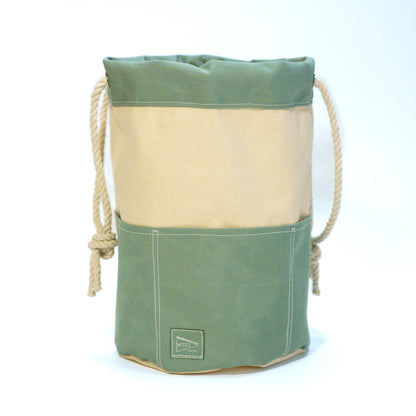 Rope Drawstring Rigger's Bucket Bag | Mezz Canvas