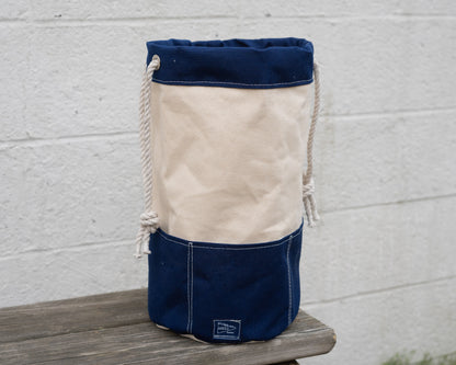 Mezz Canvas Drawstring Rigger Bucket Bag Tall