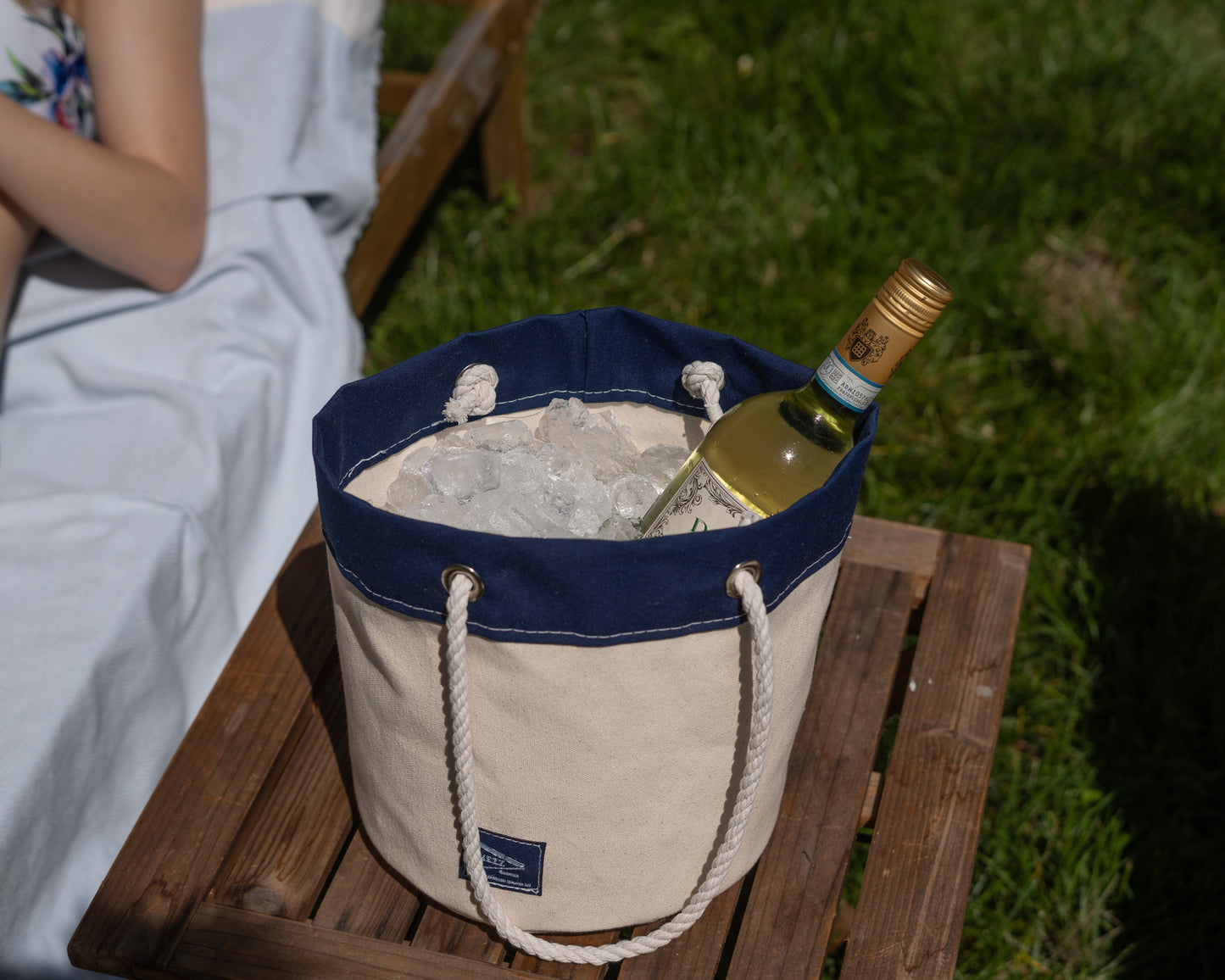 Rope Handle Bucket Bag (Small) | Mezz Canvas