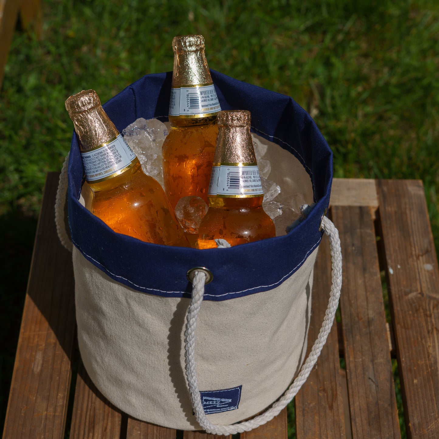 Rope Handle Bucket Bag (Small) | Mezz Canvas