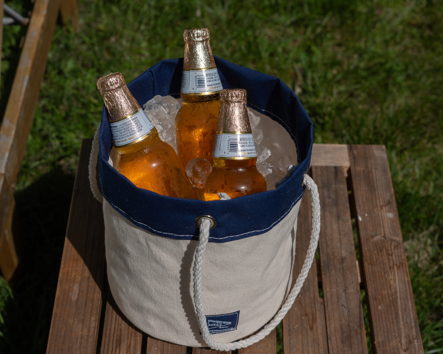 Rope Handle Bucket Bag (Small) | Mezz Canvas
