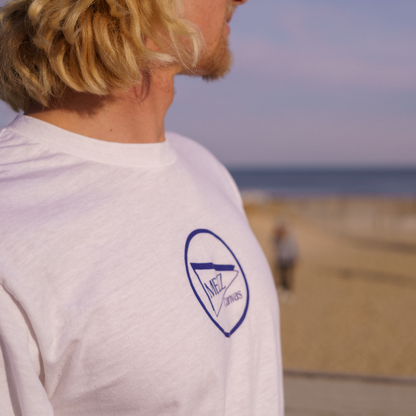 White Mezz Canvas Long Sleeve