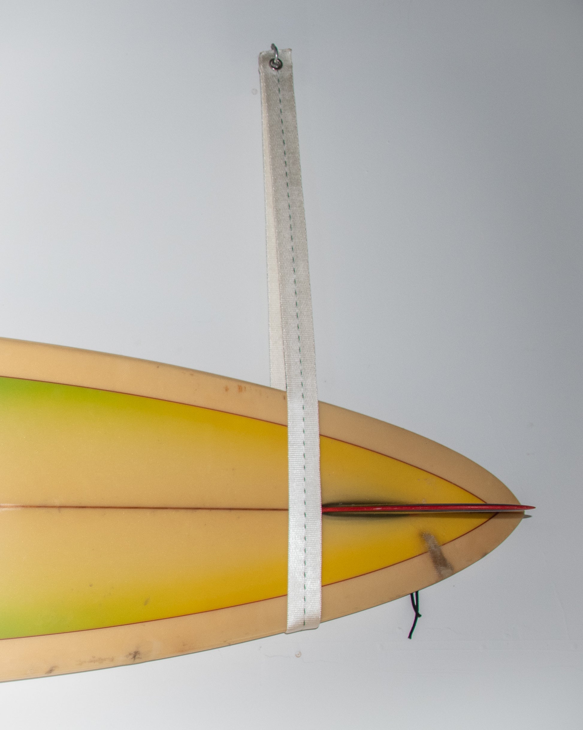 White Surfboard Hanging Straps