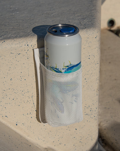 Boat Mounted Fabric Drink Holder