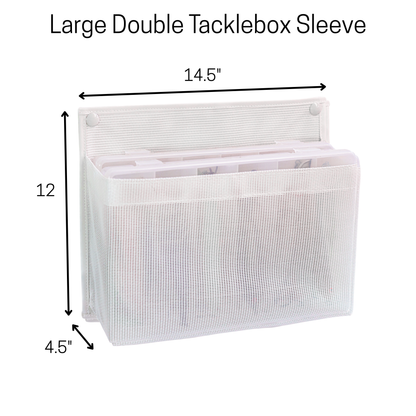 Mezz Mesh Large Tackle Box Sleeve Double (Screw or Adhesive Mount)